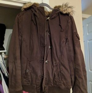 American eagle fur jacket